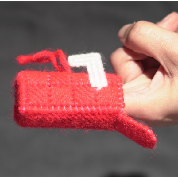 VTG Handmade Christmas Ornament Lot of 7 Festive Holidaycore Collectible Santa - Picture 11 of 16